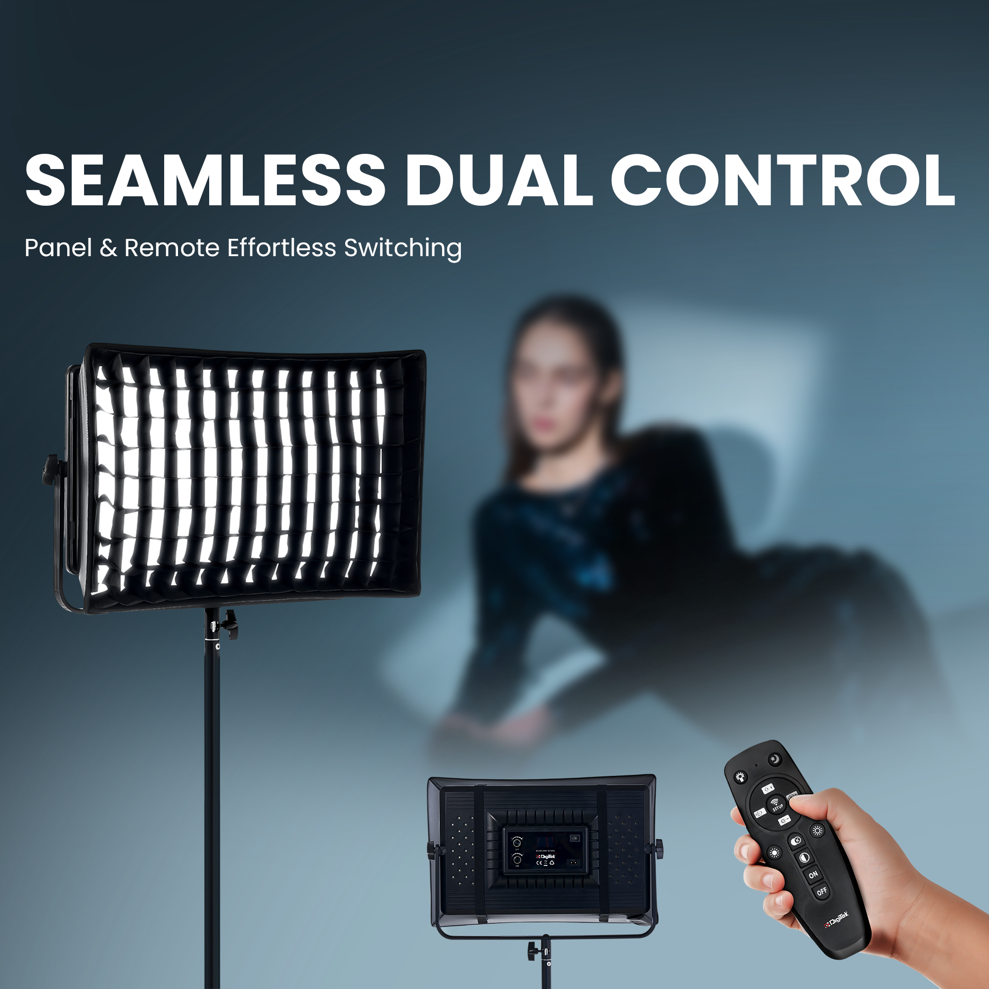 Digitek LED-D1500 Professional Flat Panel LED Video Light