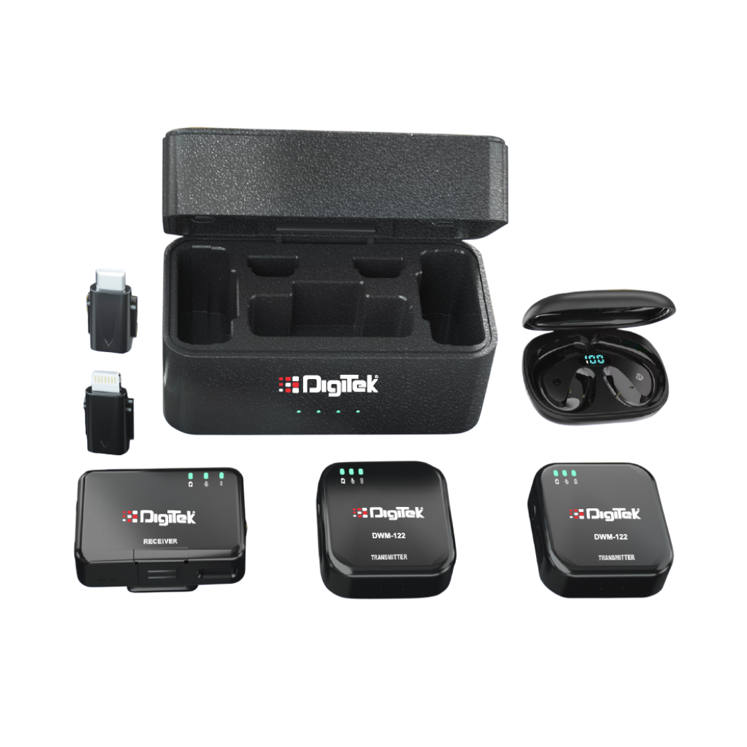 Digitek DWM 122 Wireless Microphone with Audio Monitoring