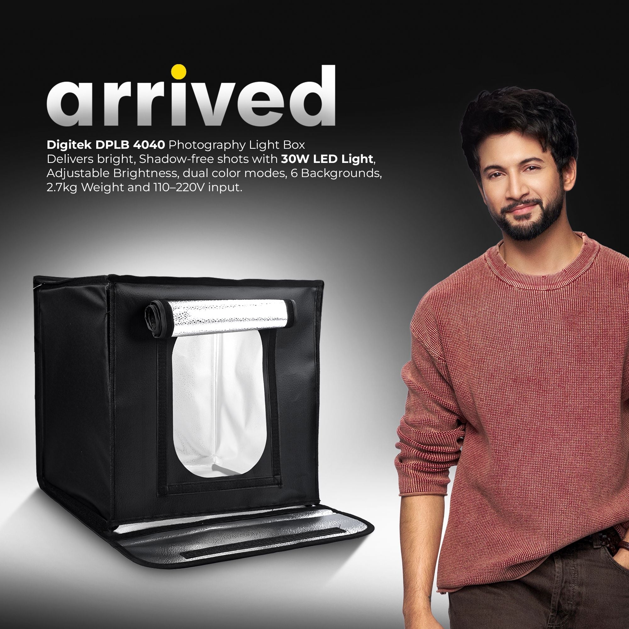 Digitek (DPLB 4040) 40cm Photography LED Light Box