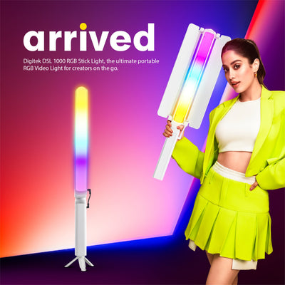 Digitek (DSL-1000 RGB) Portable RGB LED Stick Light 100W