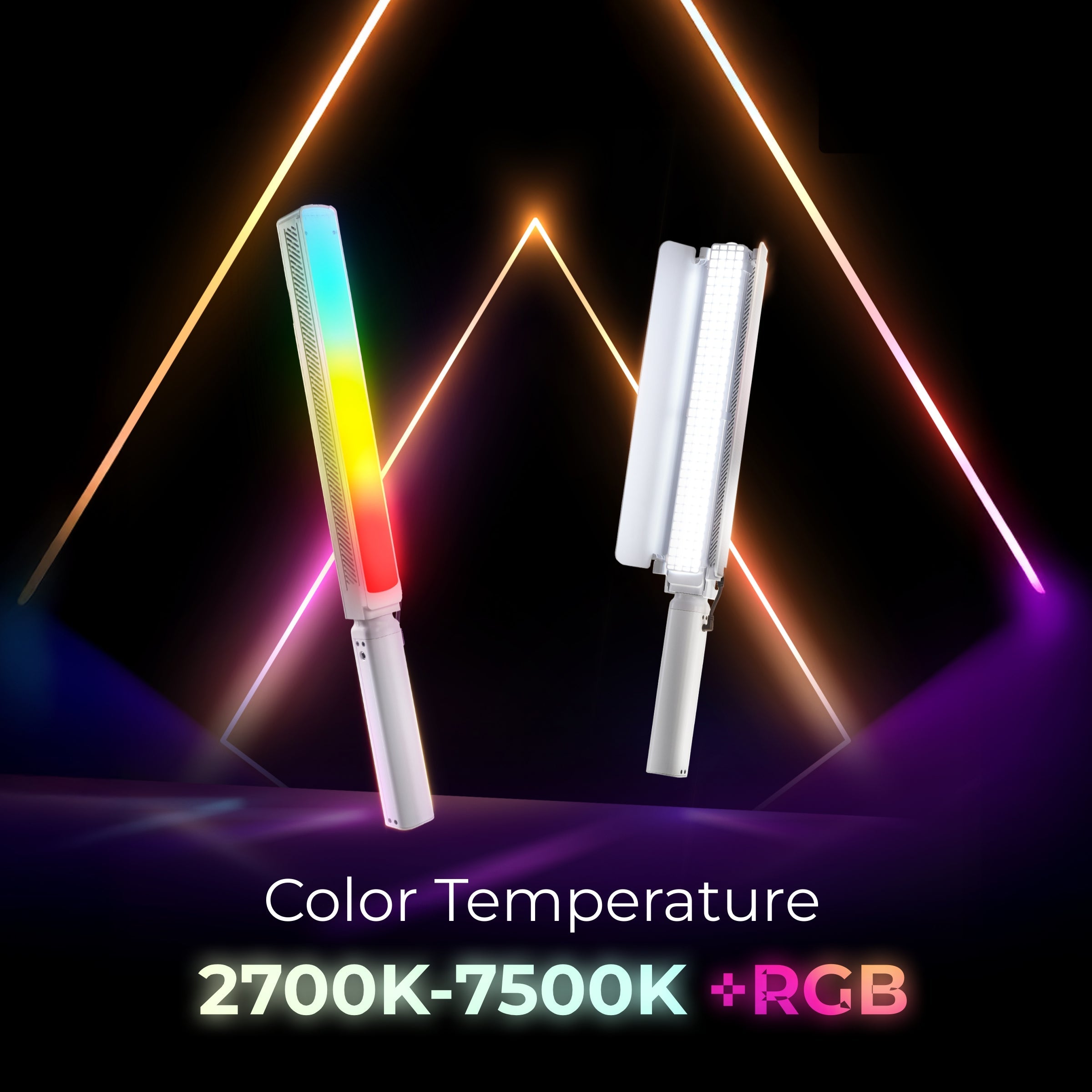 Digitek (DSL-1000 RGB) Portable RGB LED Stick Light 100W