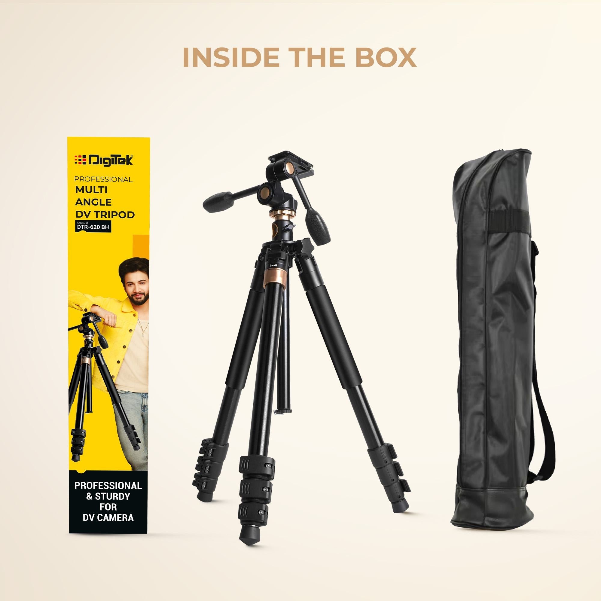Digitek (DTR 620 BH) 6ft Multi-Angle DV Tripod cum Monopod