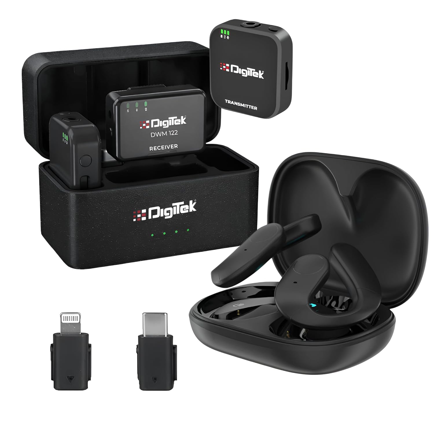 Digitek DWM 122 Wireless Microphone with Audio Monitoring