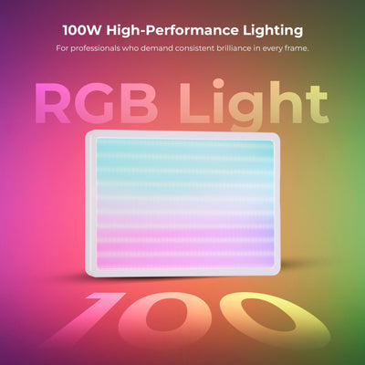 Digitek (LED-D100W RGB) 100W RGB LED Video Light with Softbox & Power Bank